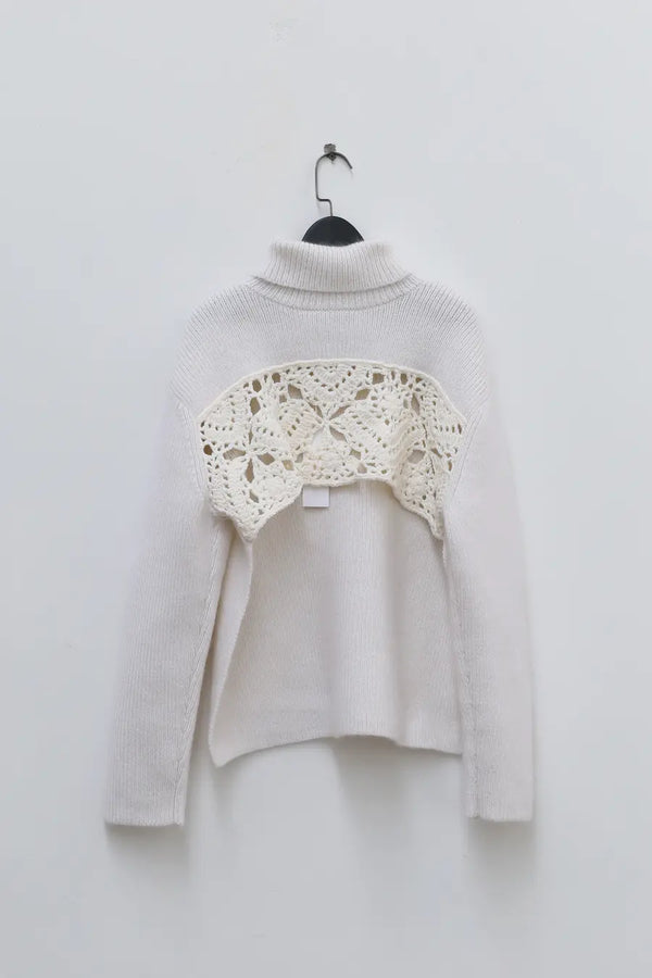 SWAYING/KNIT back detail sweater SW202SZ26